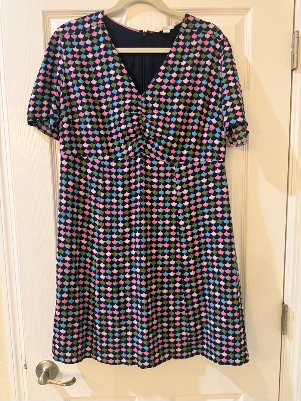 Boden Women’s Multicolor Patterned V-Neck Dress
